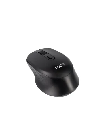 TooQ Ratón inalámbrico, 1600 DPI, 4 Botones, Negro