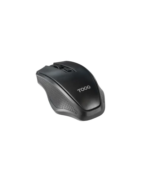 TooQ Ratón inalámbrico, 1600 DPI, 4 botones, Negro
