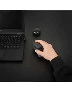 TooQ Ratón Inalámbrico Ergonómico Vertical 3200 DPI, 6 botones, Negro 2