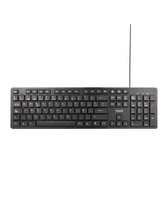 TooQ Teclado silencioso USB, 105 teclas, Negro 2