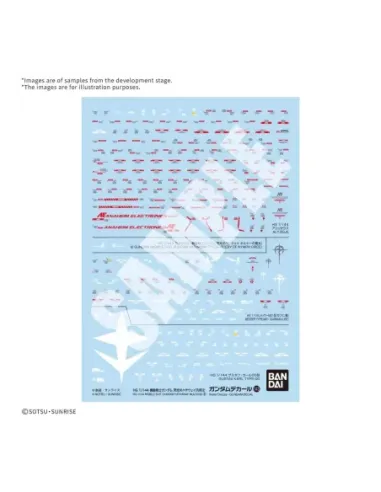 Calcomania g - decal 143 ms gundam hathaway mu2