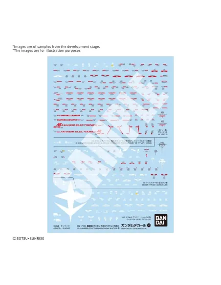 Calcomania g - decal 143 ms gundam hathaway mu2