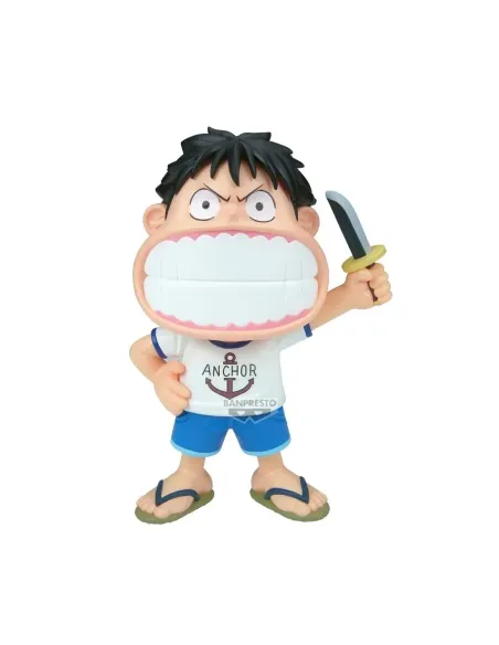 Figura banpresto one piece big sofvimates monkey d.luffy