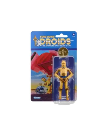 Figura hasbro star wars droids the adventures ofr2 - d2 and c - 3po