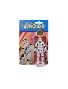 Figura hasbro star wars droids the adventures of r2 - d2 and c - 3po stormtrooper