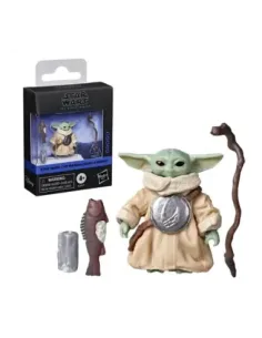 Figura hasbro star wars the black collection the mandalorian & grogu -  grogu