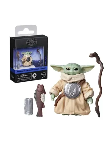 Figura hasbro star wars the black collection the mandalorian & grogu -  grogu