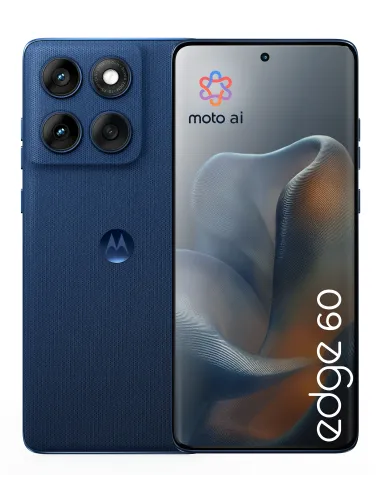 Motorola edge 60 16,9 cm (6.67") SIM doble Android 15 5G USB Tipo C 8 GB 512 GB 5200 mAh Azul