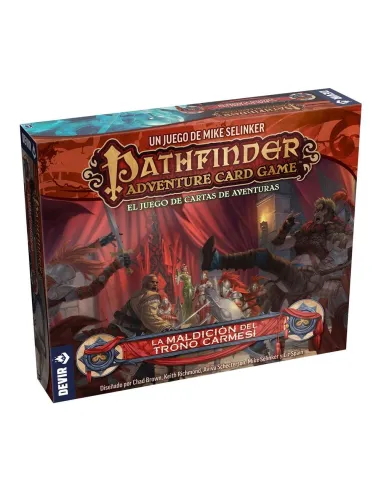 Jueo de cartas devir aventuras de panthfinder expansión la maldición del trono carmesí