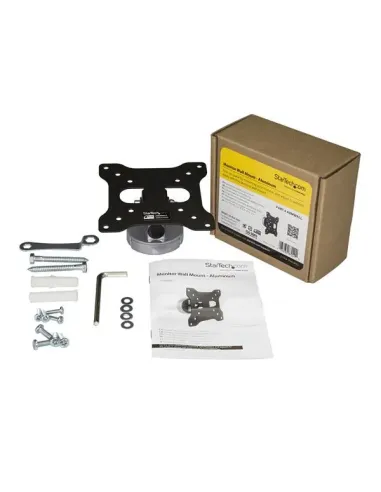 StarTech.com Soporte de pared para monitor - de aluminio - Montura VESA para Pantallas de hasta 27 Pulgadas
