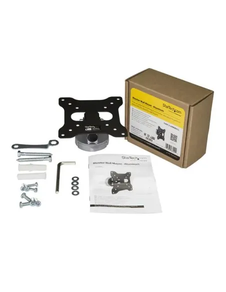 StarTech.com Soporte de pared para monitor - de aluminio - Montura VESA para Pantallas de hasta 27 Pulgadas