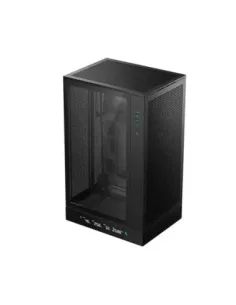 Caja ordenador gaming deepcool matx ch270 digital cristal templado negra