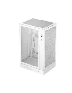 Caja ordenador gaming deepcool matx ch270 digital cristal templado blanca