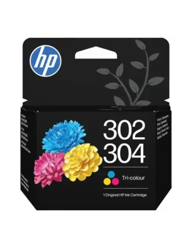 Cartucho tinta hp 302 - 304 tri - color
