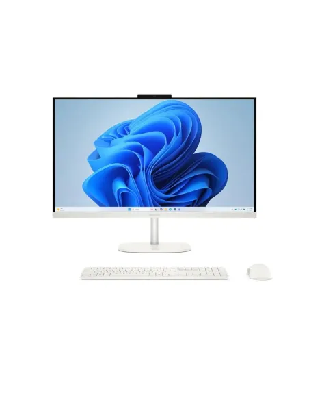 Ordenador all in one hp omnistudio 27 - cu0022ns 27 pulgadas core 5 - 120u -  16gb -  ssd 1tb -  freedos -  blanco