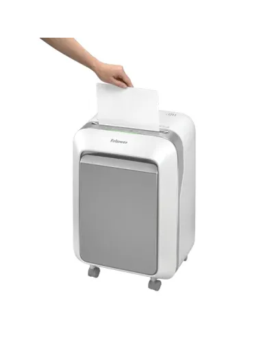 Fellowes LX Series Powershred LX21 triturador de papel Microcorte Gris, Blanco