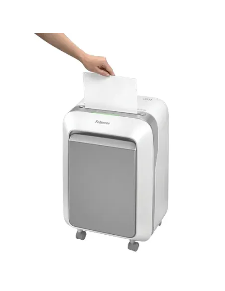 Fellowes LX Series Powershred LX21 triturador de papel Microcorte Gris, Blanco
