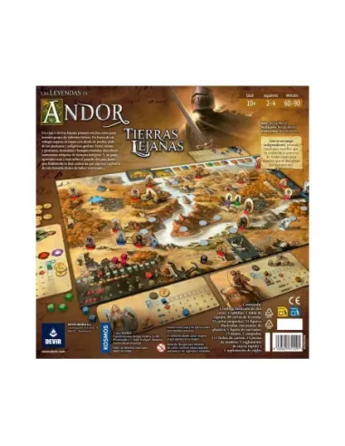 Juego de mesa las leyendas de andor: tierras lejanas