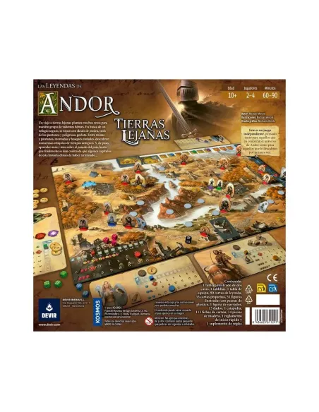 Juego de mesa las leyendas de andor: tierras lejanas