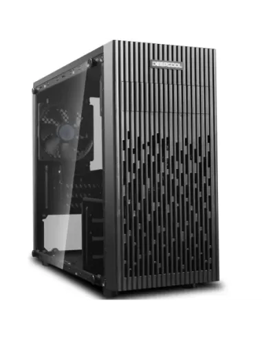 Caja ordenador gaming deepcool 30 micro atx - cristal templado - usb - negro