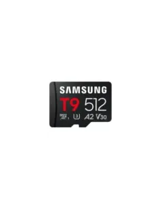 Tarjeta de Memoria Samsung P9 512GB microSD XC/ Clase 10/ 200MBs
