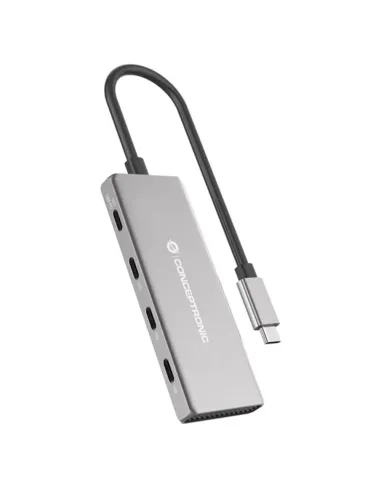 Hub usb tipo c conceptronic hubbies16g 4 puertos