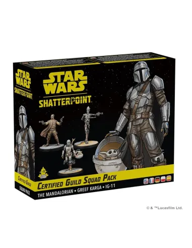 Juego de mesa star wars shatterpoint certified guild squad pack edad recomendada 14 años