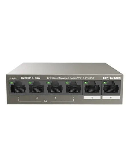 Switch ip - com g2206p - 4 - 63w 6 puertos
