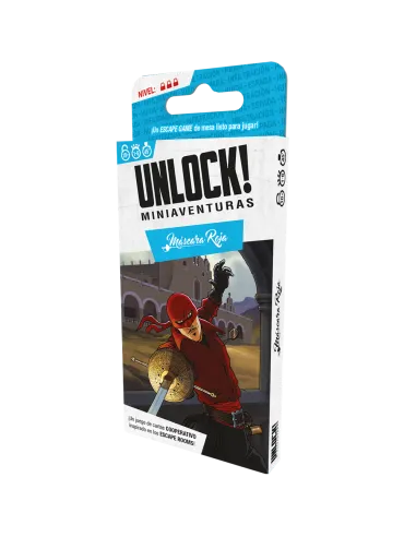 Juego de mesa unlock! miniaventuras máscara roja