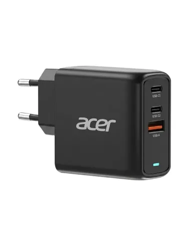 Acer ZL.ADTCC.00J cargador de dispositivo móvil Universal Negro Corriente alterna Carga rápida Interior