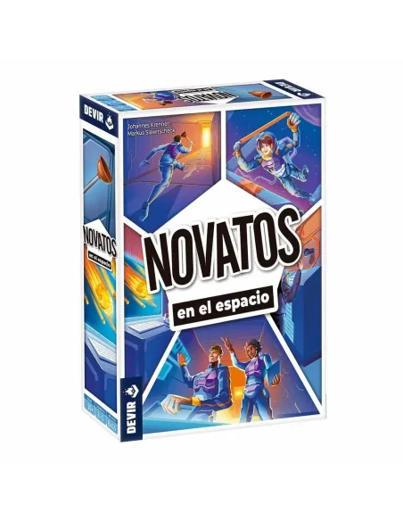 Juego de mesa novatos en el espacio