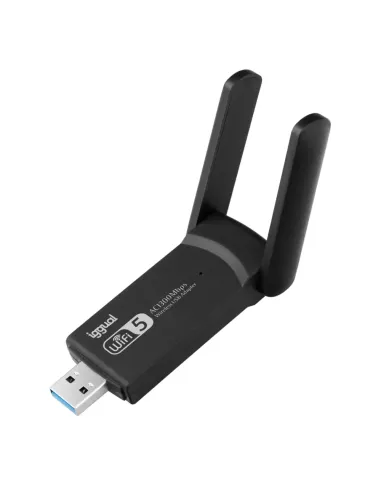 iggual Adaptador USB Wifi 1300 Mbps dual 2.4G 5G