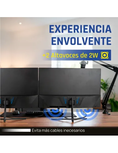 iggual Monitor 24" 1ms FHD 120Hz VGA HDMI DP MM