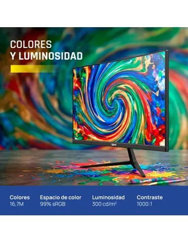 iggual Monitor 24" 1ms FHD 120Hz VGA HDMI DP MM
