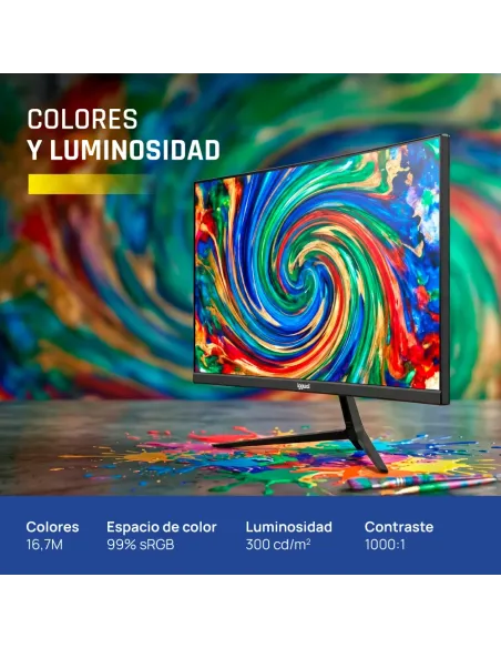 iggual Monitor 24" 1ms FHD 120Hz VGA HDMI DP MM