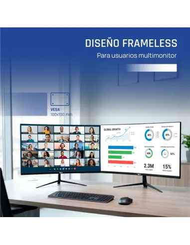 iggual Monitor 27" 1ms FHD 120Hz VGA HDMI DP MM