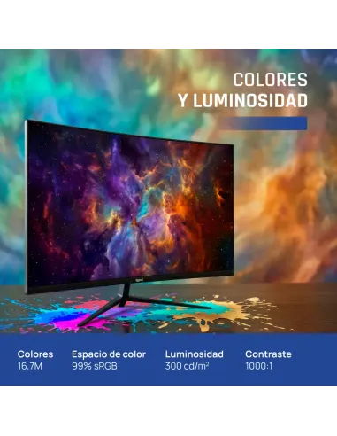 iggual Monitor 27" 1ms FHD 120Hz VGA HDMI DP MM