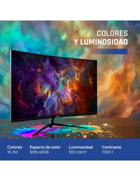 iggual Monitor 27" 1ms FHD 120Hz VGA HDMI DP MM