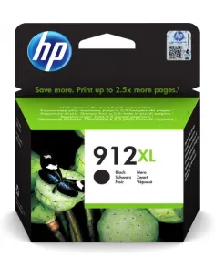 HP Cartucho de tinta Original HP 912XL negro de alta capacidad