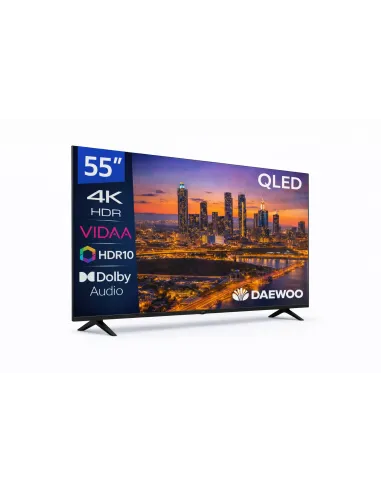 Daewoo 55VB56QV Televisor 139,7 cm (55") 4K Ultra HD Smart TV Wifi Negro