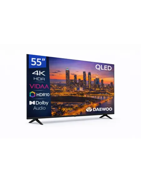 Daewoo 55VB56QV Televisor 139,7 cm (55") 4K Ultra HD Smart TV Wifi Negro