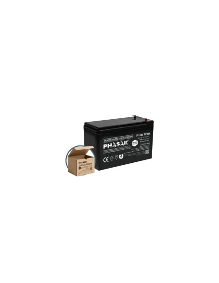 Batería Phasak PHB 1210 compatible con SAI/UPS PHASAK según especificaciones