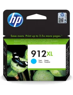 HP Cartucho de tinta Original HP 912XL cian de alta capacidad