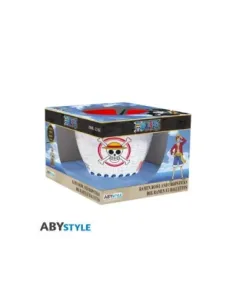 Bowl de ramen con palillos abystyle one piece monkey d. luffy