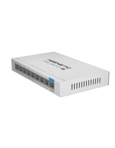 Keenetic PoE+ Switch 9 (KN-4710) Switch Gigabit de 9 puertos con 8 puertos PoE+ y asignación de energía de 120 W