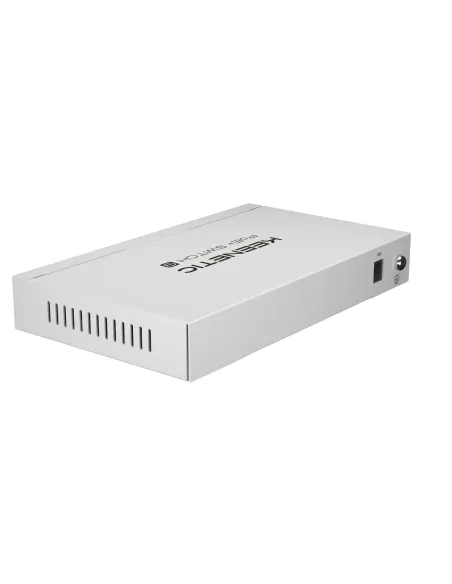 Keenetic PoE+ Switch 9 (KN-4710) Switch Gigabit de 9 puertos con 8 puertos PoE+ y asignación de energía de 120 W