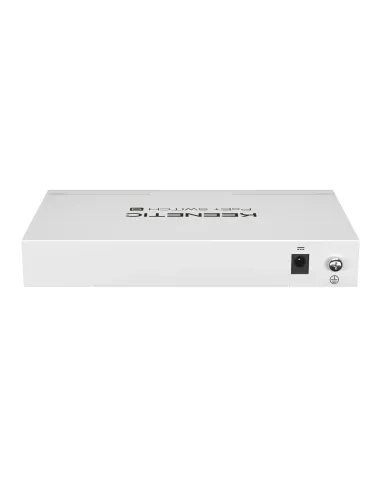 Keenetic PoE+ Switch 9 (KN-4710) Switch Gigabit de 9 puertos con 8 puertos PoE+ y asignación de energía de 120 W