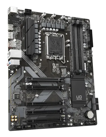 GIGABYTE B760 DS3H DDR4 Placa base - Soporta CPUs Intel Core de 14ª generación, VRM digital de 18+2+1 fases, hasta 5333MHz DDR4