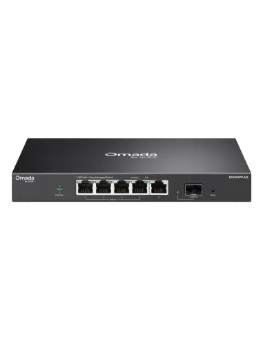 TP-Link ES206XPP-M2 switch Gestionado L2 2.5G Ethernet (100 1000 2500) Energía sobre Ethernet (PoE) Montaje en pared escritorio