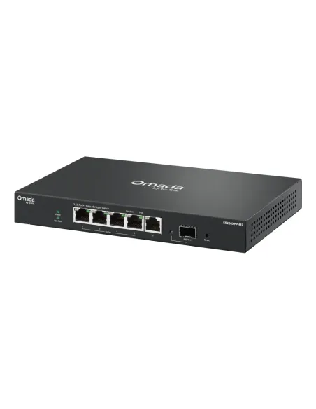 TP-Link ES206XPP-M2 switch Gestionado L2 2.5G Ethernet (100 1000 2500) Energía sobre Ethernet (PoE) Montaje en pared escritorio